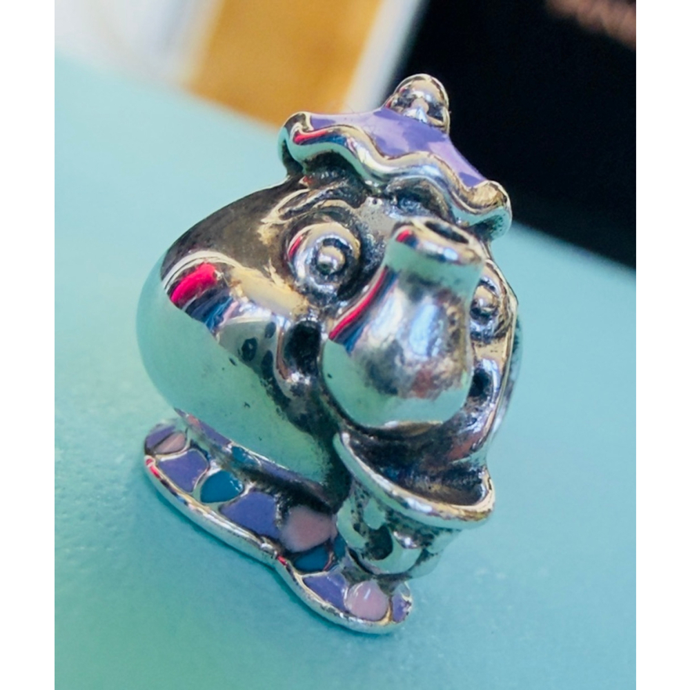 Authentic Pandora Disney Beauty and the Beast Mrs. Potts and Chip Charm